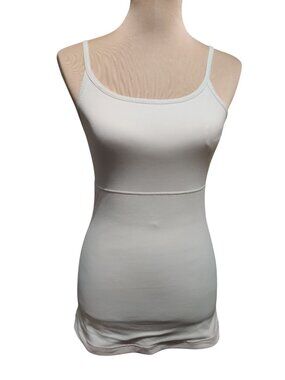 Flexees Maidenform Size L Shapewear Cami White Smoothing Tank Top Firm 832663